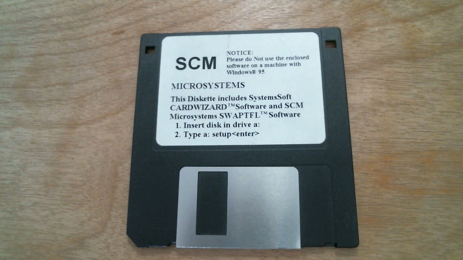 SCM Microsystems SystemsSoft CardWizard Swaptfl - 3.5" floppy disk
