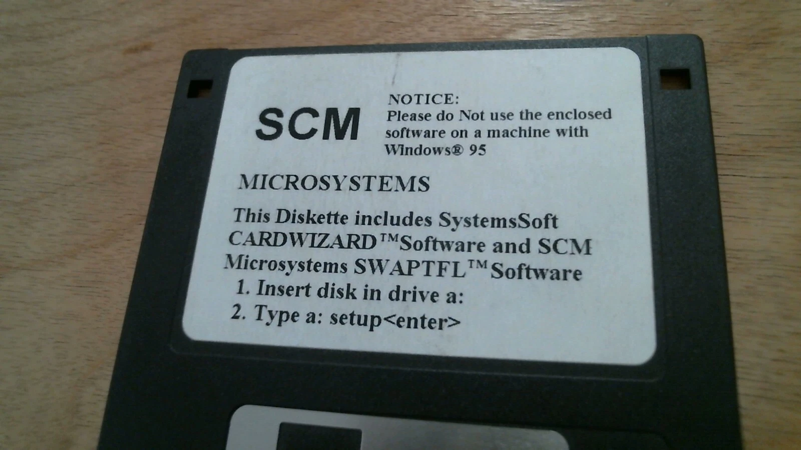 SCM Microsystems SystemsSoft CardWizard Swaptfl - 3.5" floppy disk - image 2