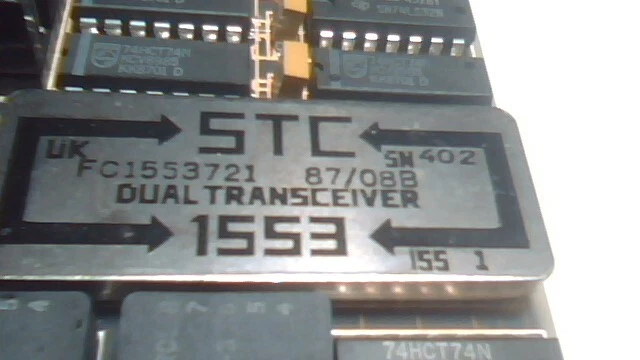 Vintage MIL-STD-1553 isa card 1989 MRTU53055 STC 1553 Dual Transceiver R80186 - image 5