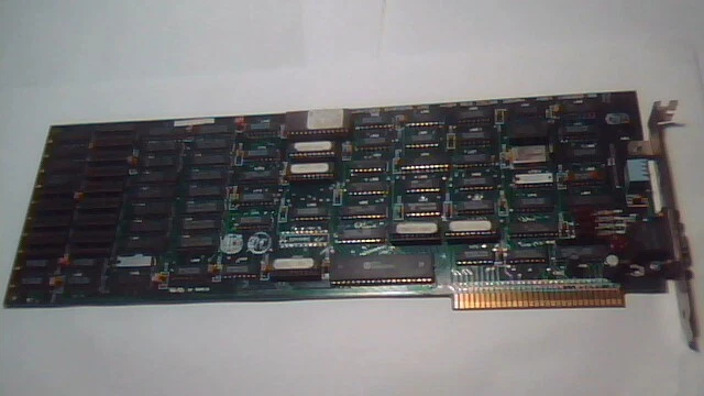 Televideo AT CGR High Res Graph 8Bit ISA Color Graphics 1987 vintage TeleCAT 286