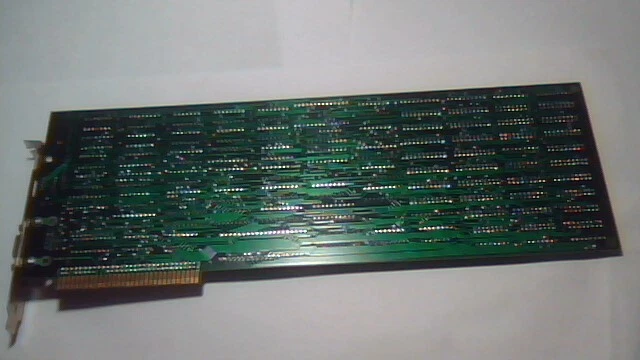 Televideo AT CGR High Res Graph 8Bit ISA Color Graphics 1987 vintage TeleCAT 286 - image 2
