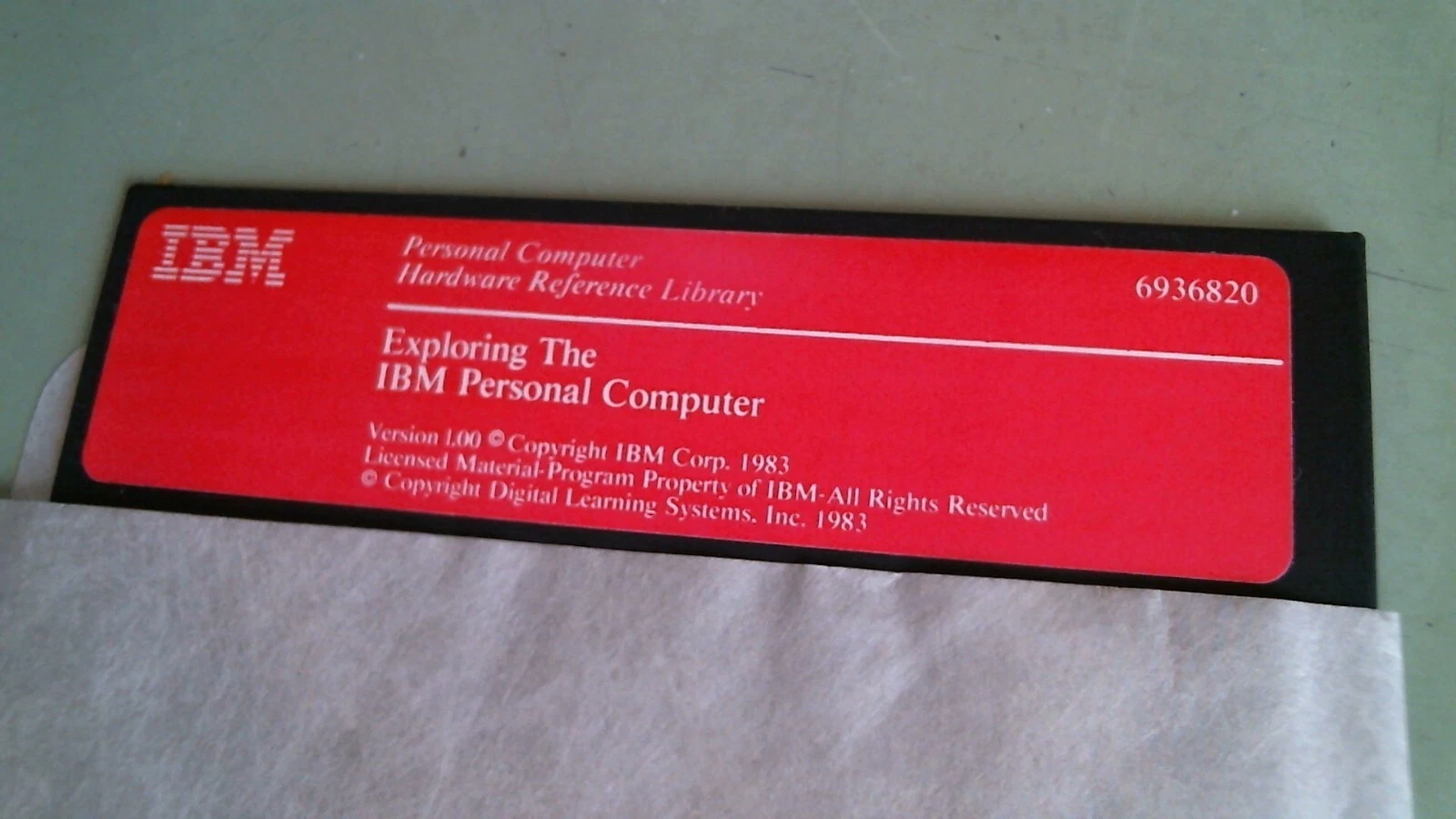 IBM Exploring the Personal Computer Version 1.00 1983 - 5.25 floppy disk - image 2