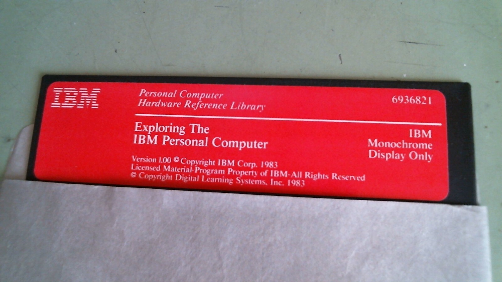 IBM Exploring the Personal Computer Version 1.00 1983 - 5.25 floppy disk - image 4