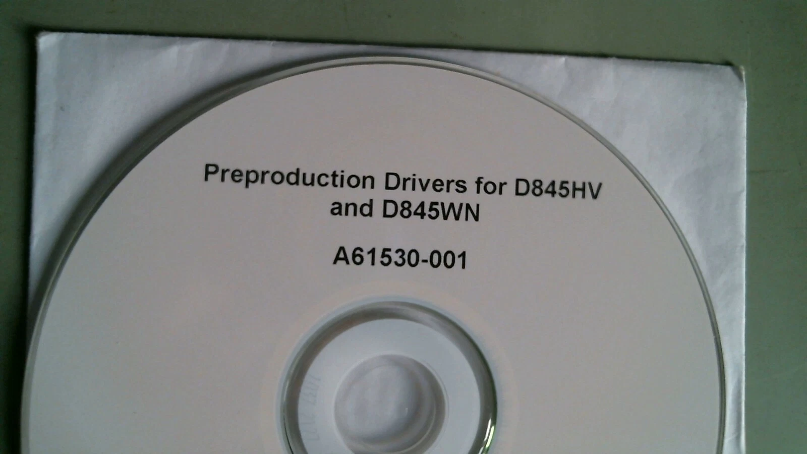 CD - Intel preproduction drivers for D845HV and D845WN A61530-001 - image 2