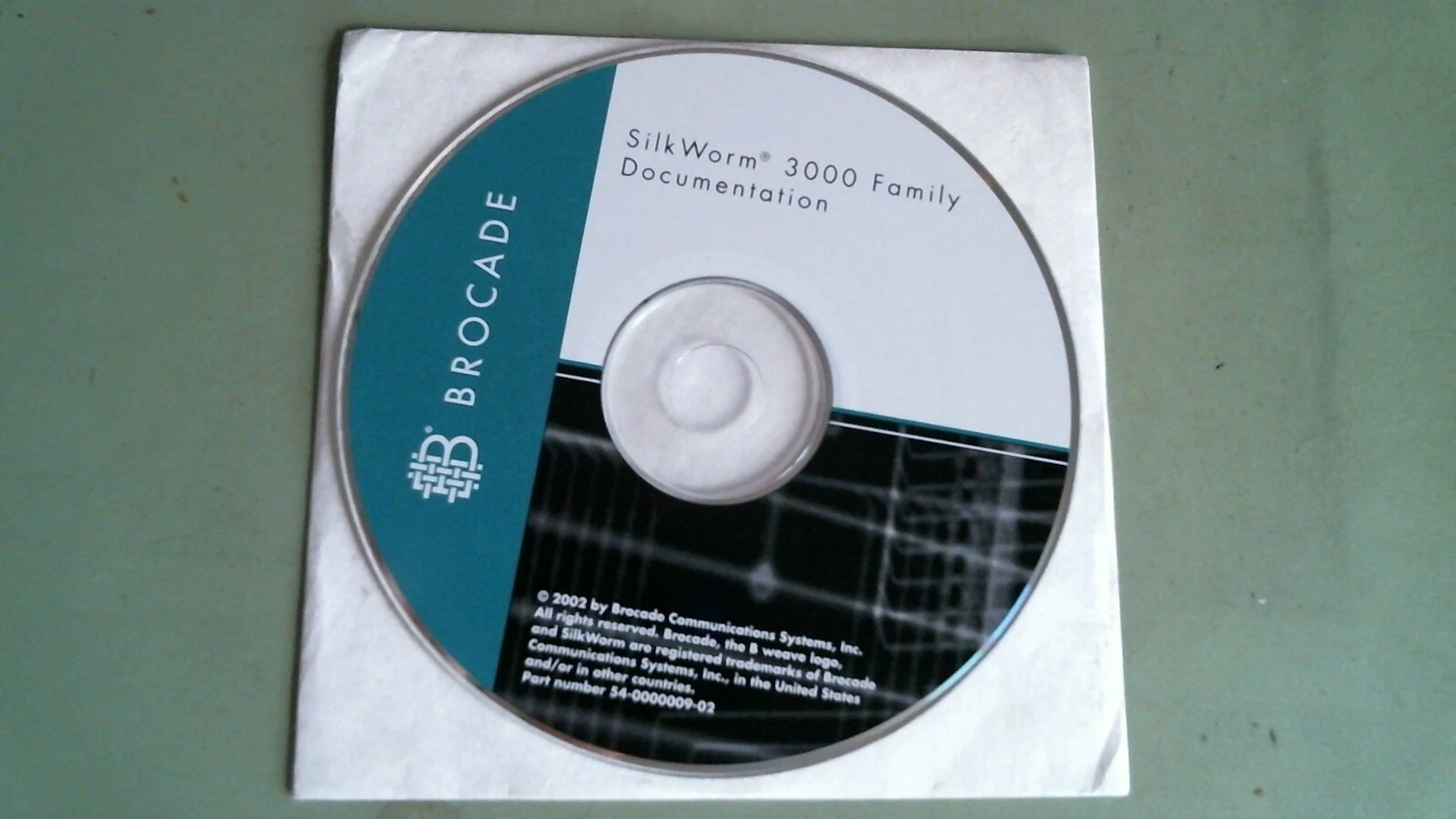 CD - Brocade SilkWorm 3000 Family Documentation 2002 54-0000009-02