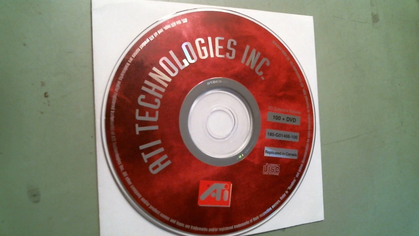CD - ATI Technologies Release 100 + DVD 180-G01406-100