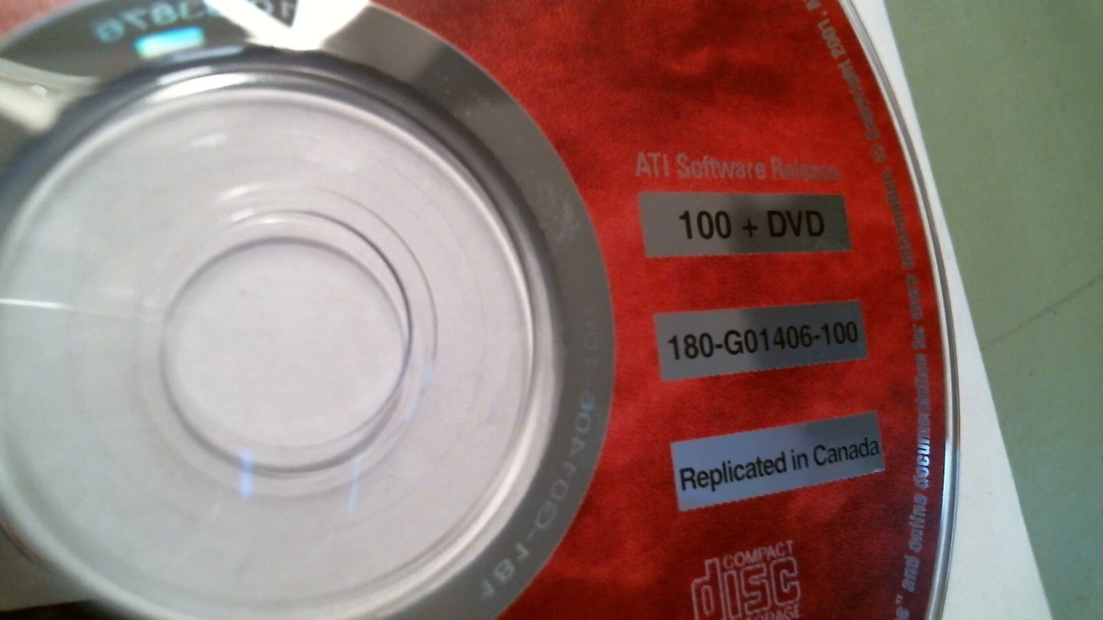CD - ATI Technologies Release 100 + DVD 180-G01406-100 - image 2