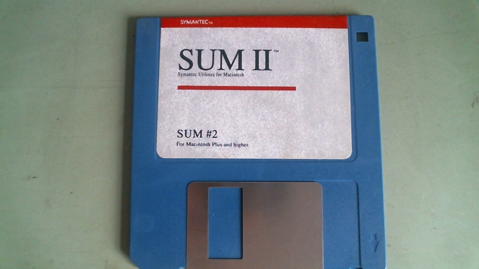 Apple Macintosh Plus Symantec Sum II 2 Utilities 1989 - 3.5 floppy disk