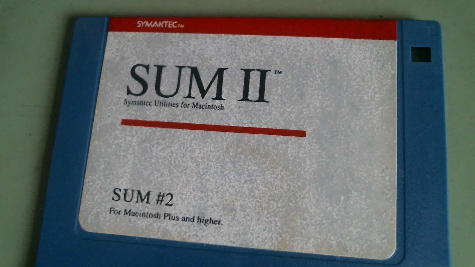 Apple Macintosh Plus Symantec Sum II 2 Utilities 1989 - 3.5 floppy disk - image 2