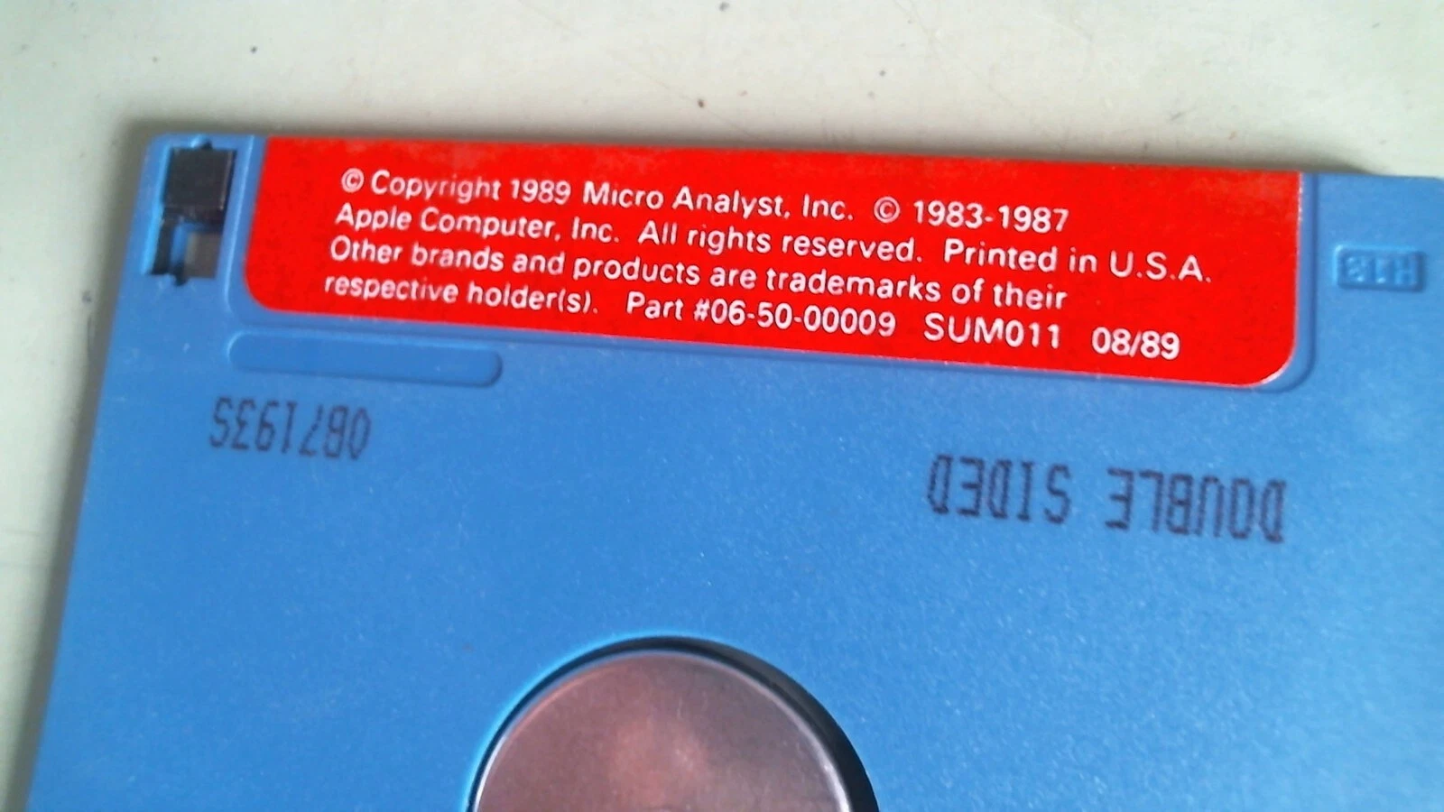 Apple Macintosh Plus Symantec Sum II 2 Utilities 1989 - 3.5 floppy disk - image 3