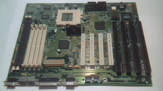 Motherboard Pentium Socket7 AOPEN AX5T 96155-2 ATX 4 ISA 430TX 168pin SMC