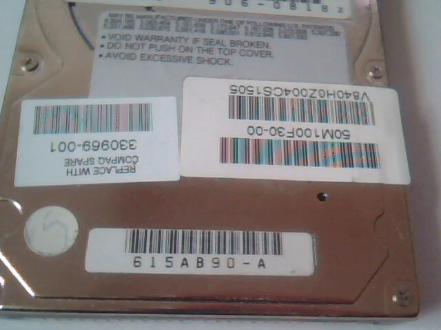 2.5 Hard Drive IDE Fujitsu MHC2040AT CA01677-B36000AM 1998-09 906-0818 - image 3