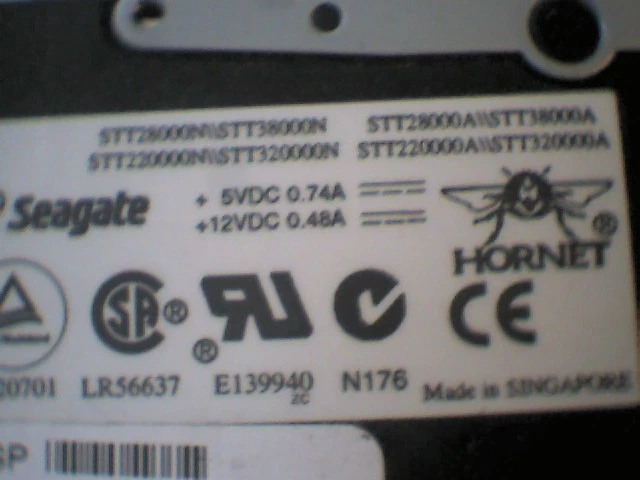 Seagate Hornet IDE Travan TR5 Tape Drive STT320000A IDE 40pin 10/20GB ATAPI - image 6