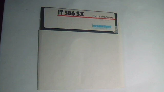 InformTech IT 386 SX Utility Programs Ver 1.2 - 5.25" floppy disk