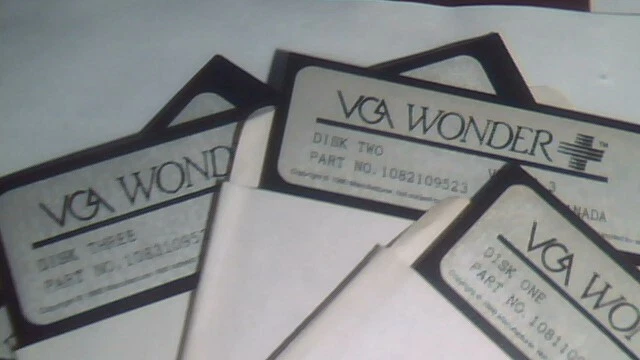 VGA Wonder + Ver 2.3 1081109523 ATI Technologies - 5.25" floppy disk - image 3