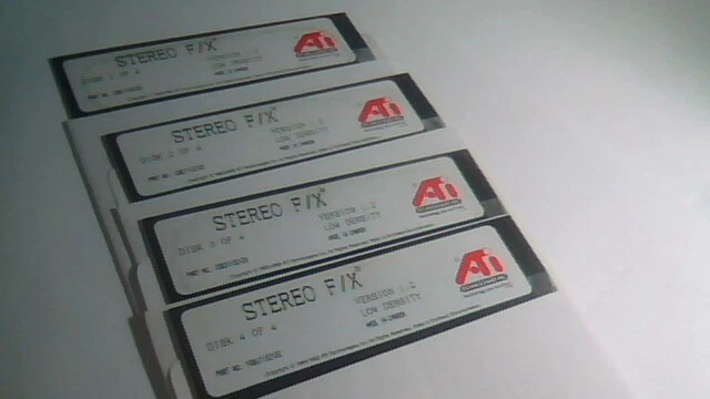 VINTAGE driver disks floppy for the ATI Stereo F/X 8bit ISA Sound Card - image 2