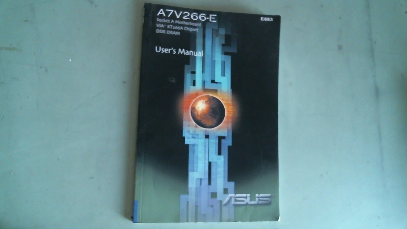 User's Manual - ASUS A7V266-E Socket A Motherboard VIA KT266A DDR DRAM E883