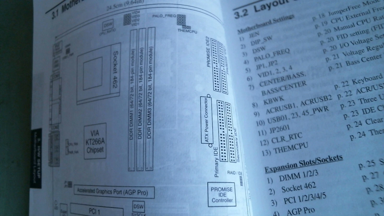 User's Manual - ASUS A7V266-E Socket A Motherboard VIA KT266A DDR DRAM E883 - image 5