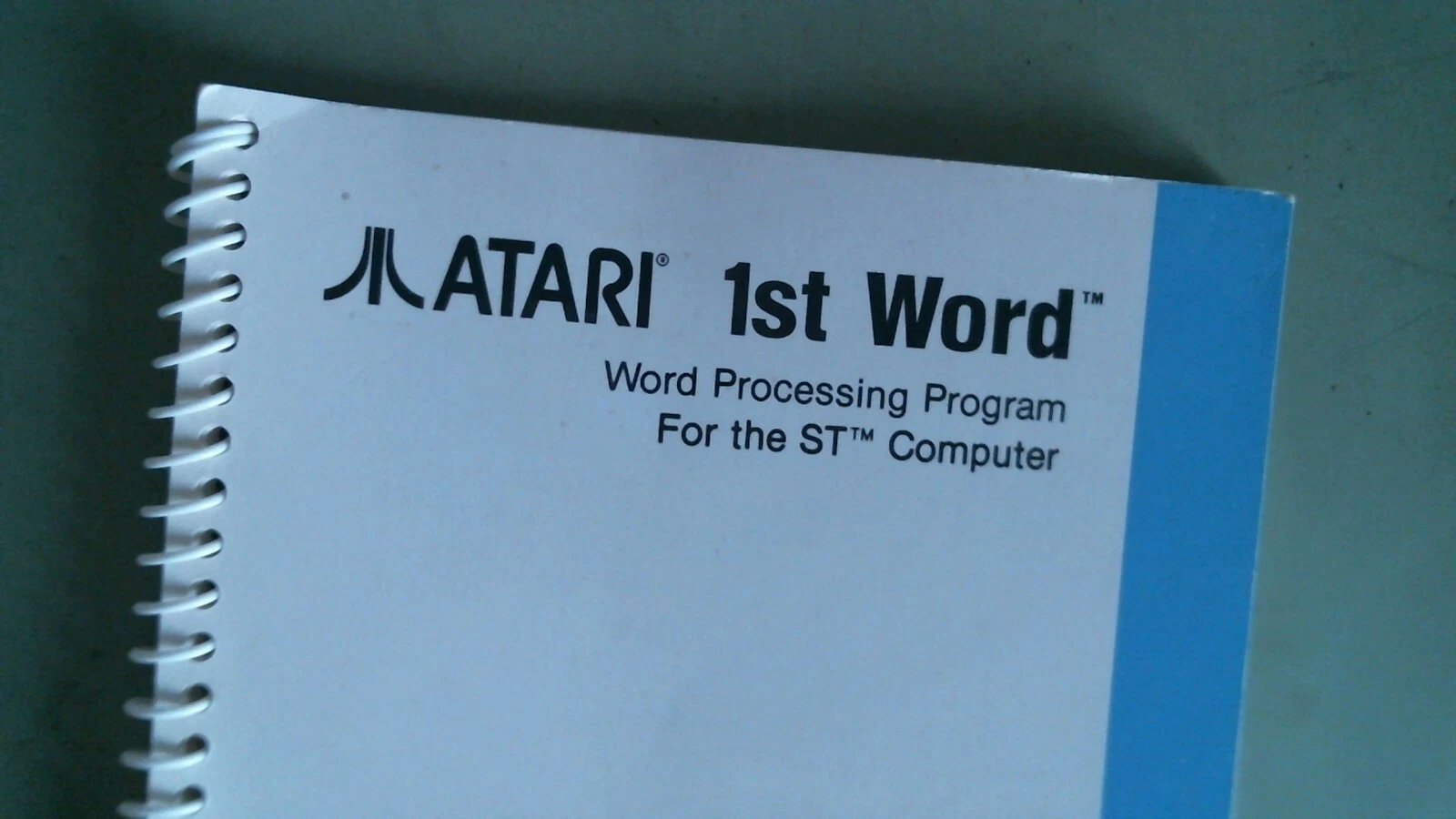 User's Manual - ATARI 1st Word Processing Program for the ST Computer GST - image 2