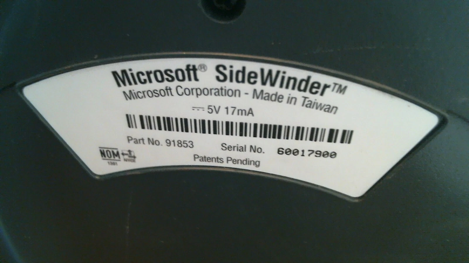 Microsoft SideWinder Joystick Controller - 91853 15 pin flight simulator control - image 5