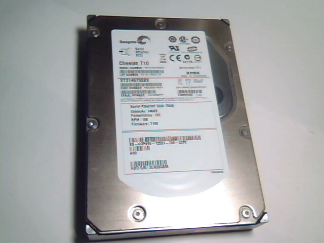 Hard Disk Drive SAS Seagate Cheetah T10 ST3146755SS 9DK066-052 T109 1311 MHAJ-4'