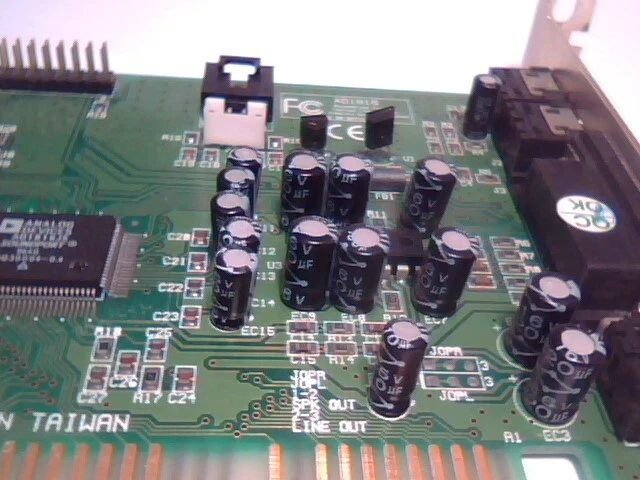 Acer AD1816 FX3D AD1816JS SoundPort 8bit ISA Sound Card vintage PC/XT/AT/286/386 - image 7