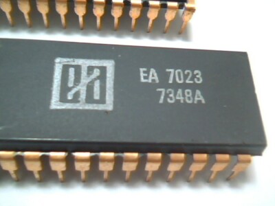 vintage CPU math processor calculator chips 1973 EA EA7023 EA7022 Rapidman 1220 — image 3