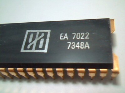 vintage CPU math processor calculator chips 1973 EA EA7023 EA7022 Rapidman 1220 — image 4