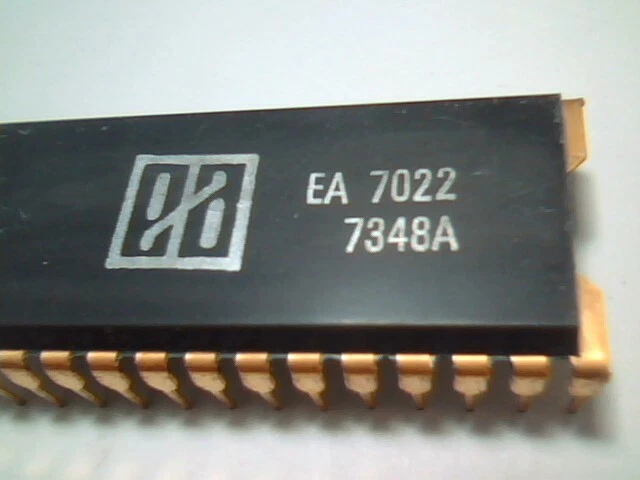 vintage CPU math processor calculator chips 1973 EA EA7023 EA7022 Rapidman 1220 - image 4