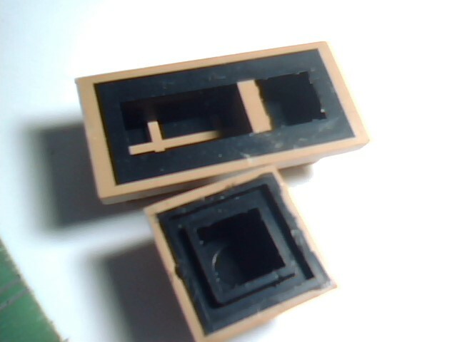 Vintage keypad keyboard keys 1973 square hole Rapidman 1220 - image 3