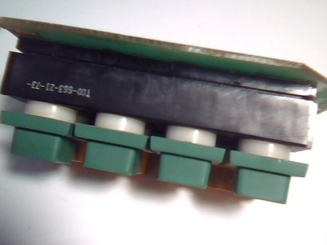 Vintage keypad keyboard function keys 1973 square hole Rapidman 1220 - image 4