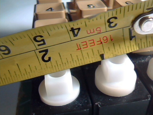 Vintage keypad keyboard function keys 1973 square hole Rapidman 1220 - image 7
