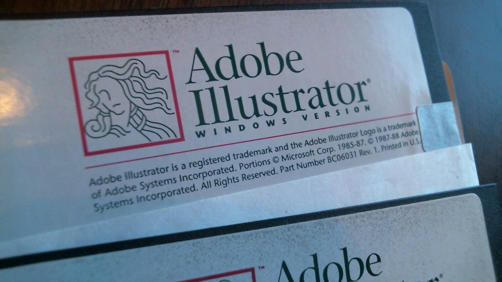 Adobe Illustrator Windows BC06030 BC06031 rev 1 - floppy disks 5.25 inch - image 4