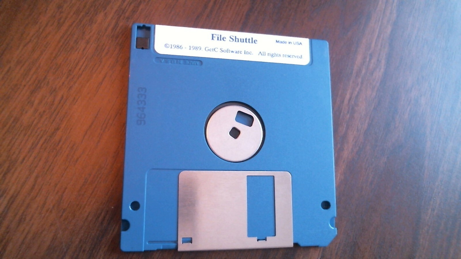 GetC File Shuttle Micro to Micro File Transfer IBM 1986 - floppy disk 3.5 inch — image 4