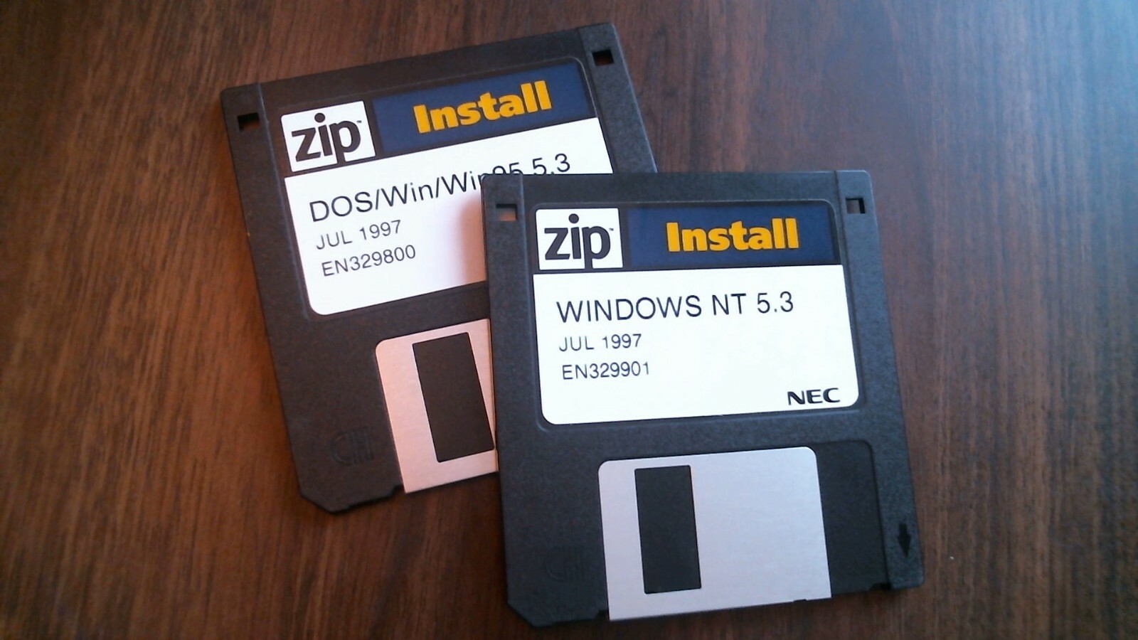 zip install JUL 1997 NEC Windows NT 5.3 EN329901 EN329800 - floppy disk 3.5 inch