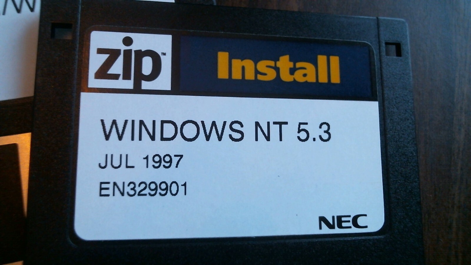 zip install JUL 1997 NEC Windows NT 5.3 EN329901 EN329800 - floppy disk 3.5 inch - image 2