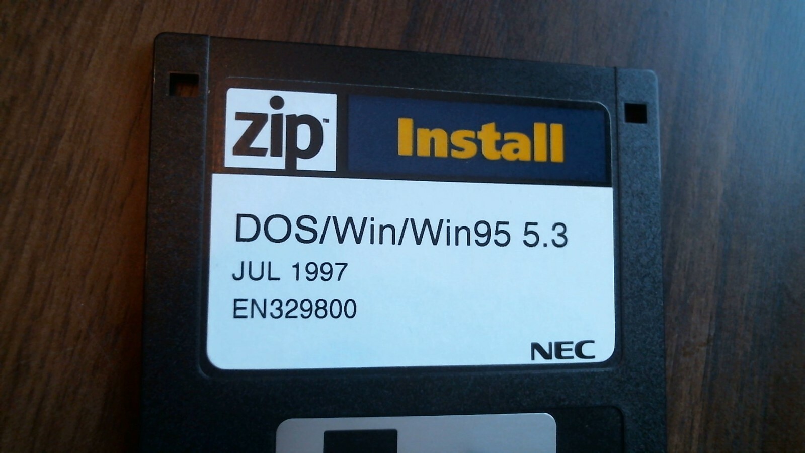 zip install JUL 1997 NEC Windows NT 5.3 EN329901 EN329800 - floppy disk 3.5 inch - image 3
