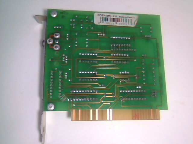 POS203 POSH MFG Ltd Cash Drawer Open Interface Card 8-Bit ISA vintage - image 3