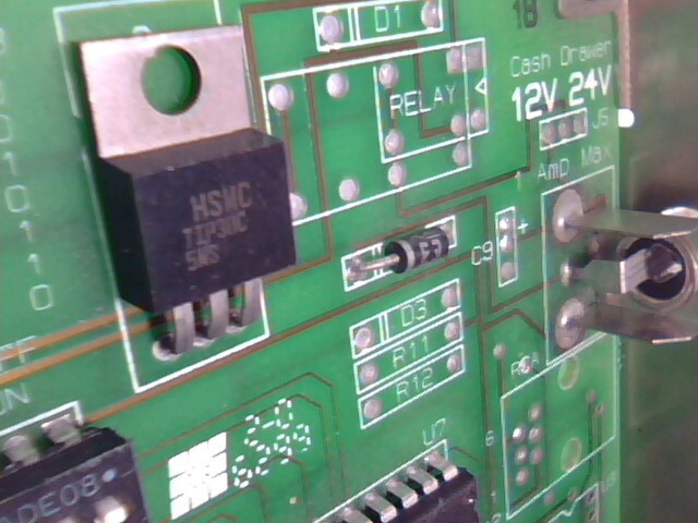 POS203 POSH MFG Ltd Cash Drawer Open Interface Card 8-Bit ISA vintage - image 7