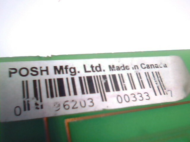 POS203 POSH MFG Ltd Cash Drawer Open Interface Card 8-Bit ISA vintage - image 8