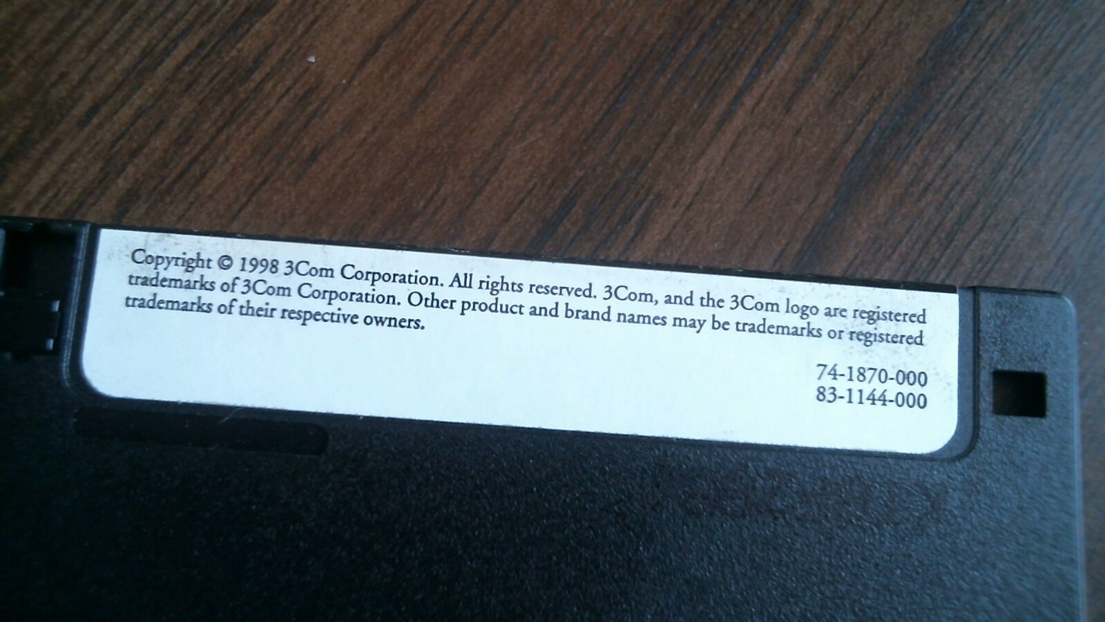 3Com 10/100 LAN CardBus PC card installation - floppy disk 3.5 inch - image 4
