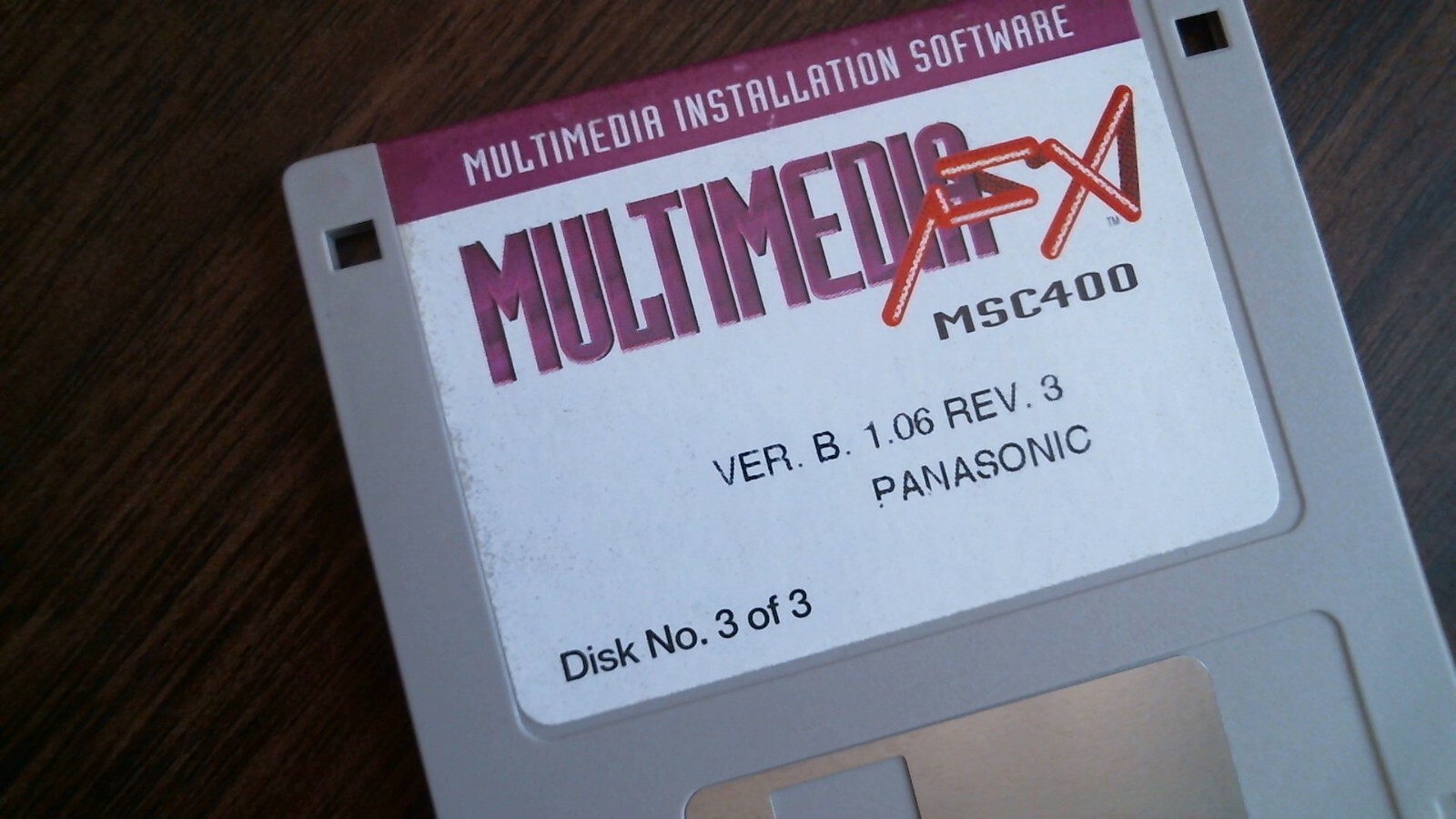 Panasonic Multimedia FX MSC400 Ver B 1.06 Rev 3 Reveal - floppy disks 3.5 inch - image 4
