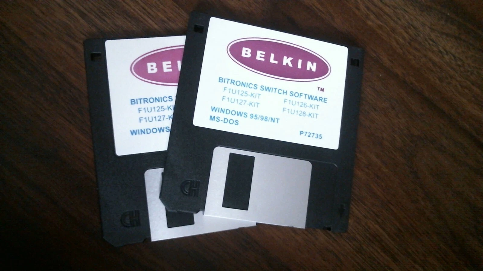 Belkin Bitronics Switch F1U125-KIT Windows F1U127-KIT floppy disk 3.5 inch