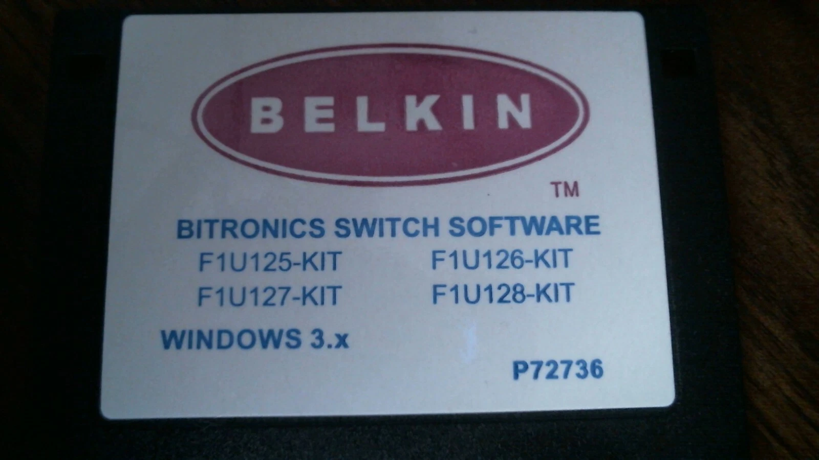 Belkin Bitronics Switch F1U125-KIT Windows F1U127-KIT floppy disk 3.5 inch - image 3