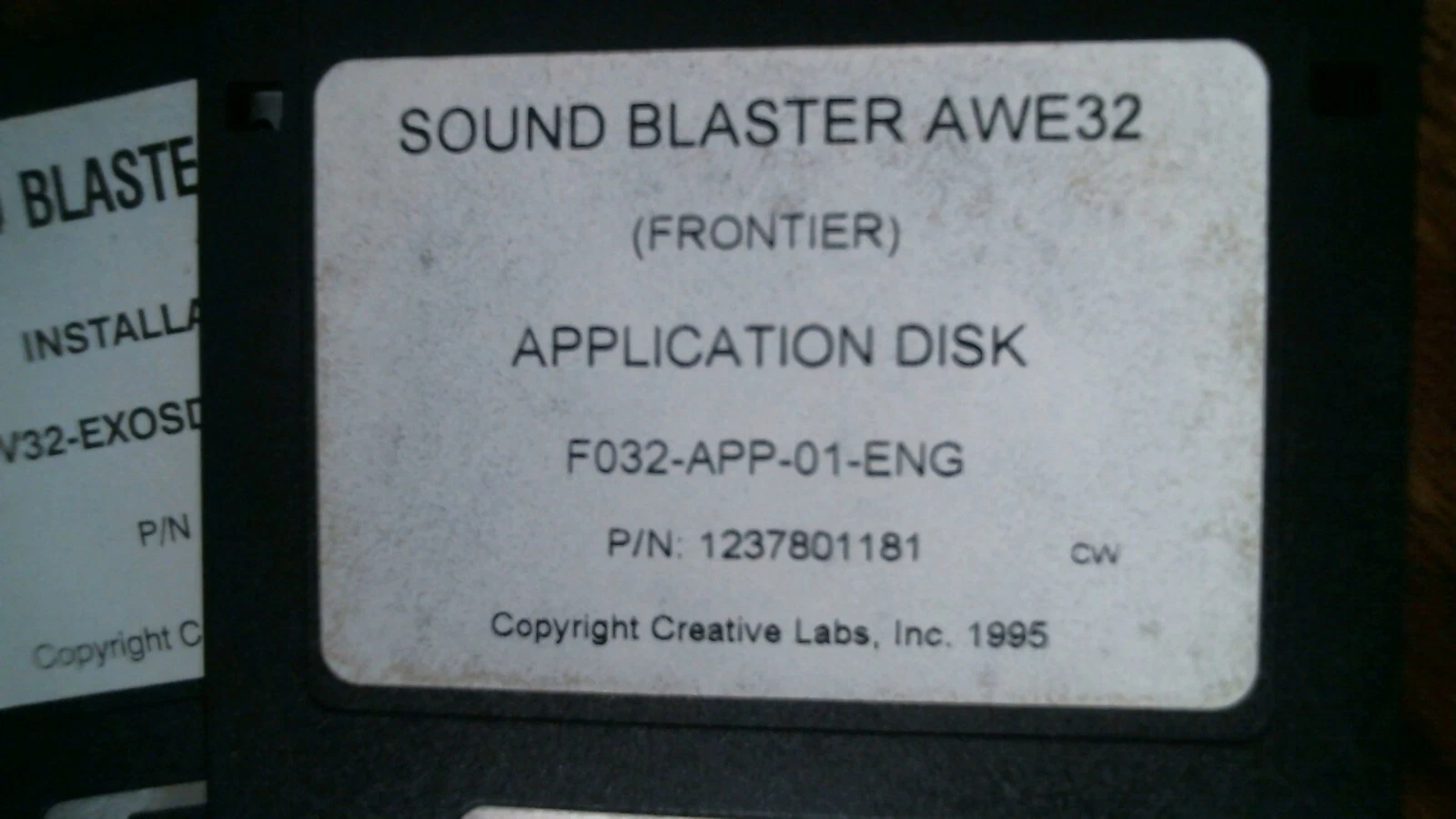 Sound Blaster 32/SBAWE32 Install Application Accessory - floppy disk 3.5 inch - image 3