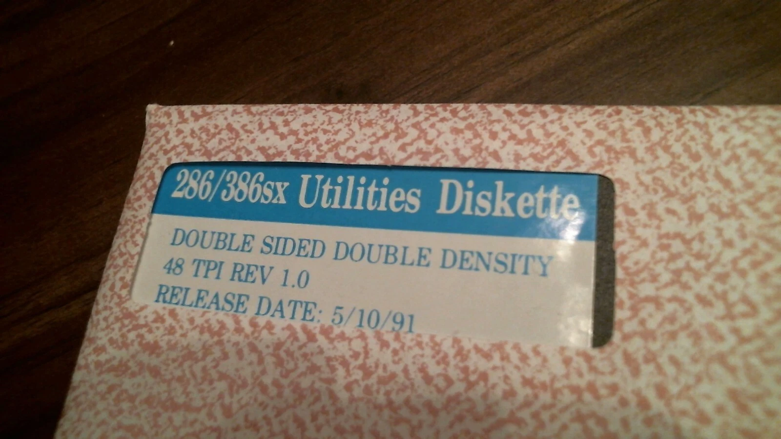 286/386sx Utilities Diskette 48 TPI Rev 1.0 5/10/91 - floppy disk 5.25 inch - image 2