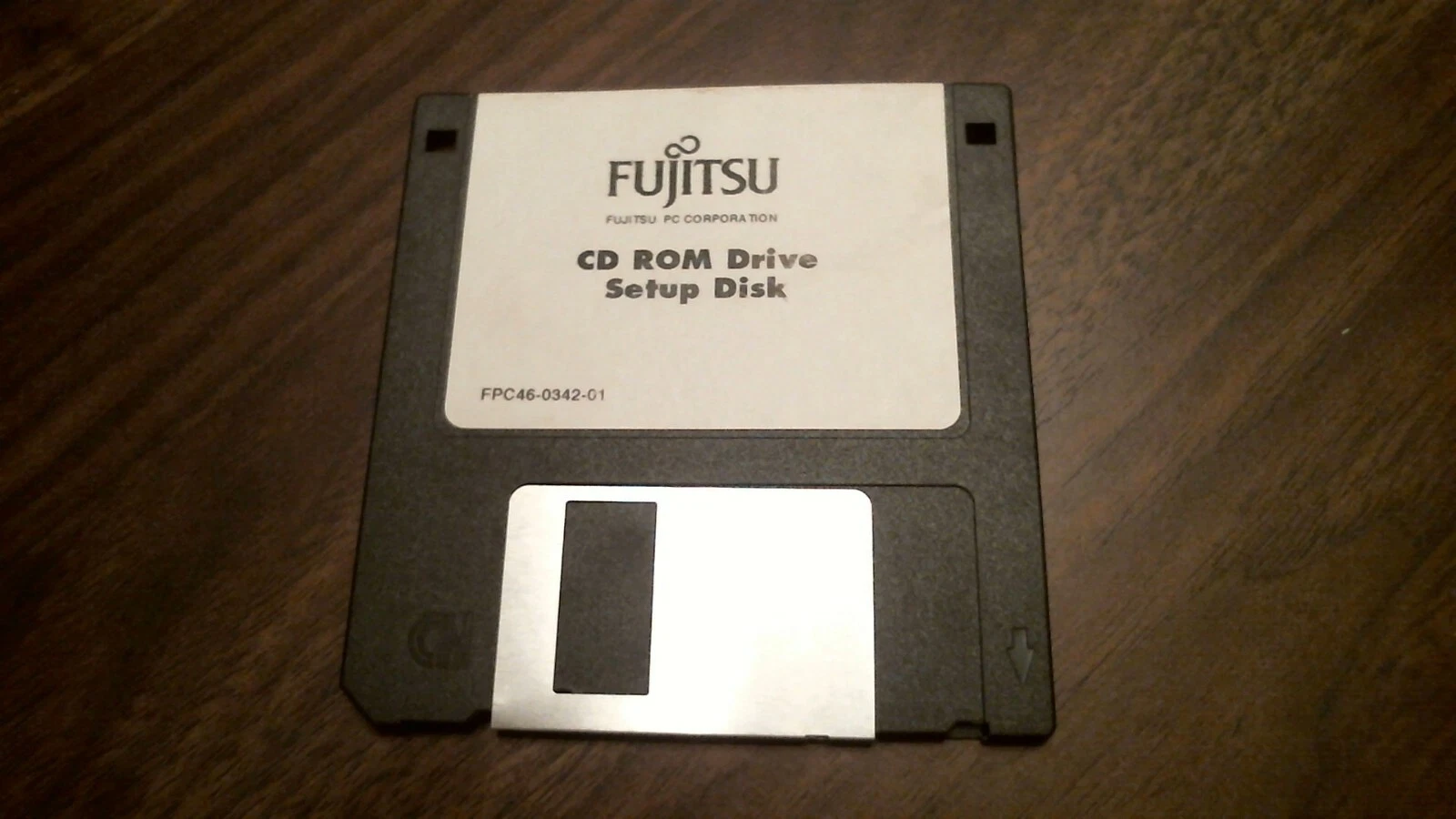 Fujitsu CD ROM Drive Setup Disk FPC46-0342-01 - floppy disk 3.5 inch