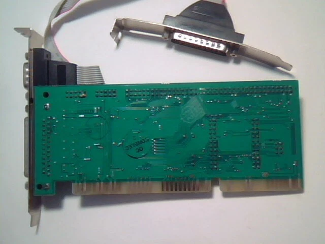 BOCA Research Multi-IO I/O ISA card EUD 5U9 BRI4445 SMC FDC37C666GT - image 2