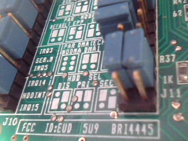 BOCA Research Multi-IO I/O ISA card EUD 5U9 BRI4445 SMC FDC37C666GT - image 6