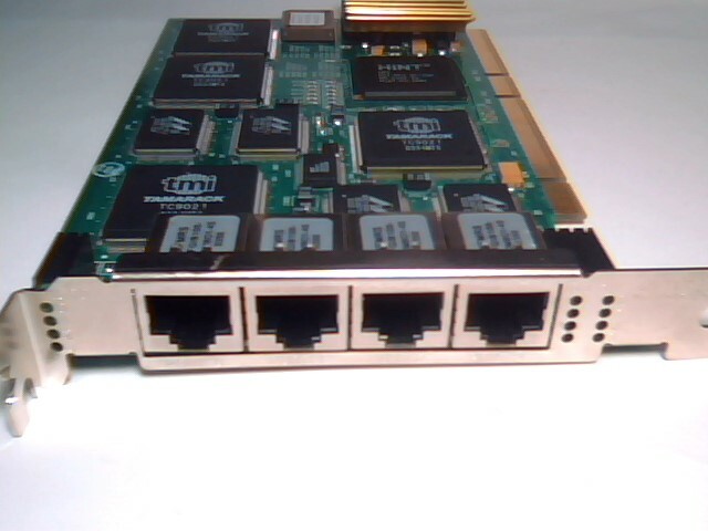 Quad Gigabit PCI-X Network Card Antares LA-4GC-F0102 Rev4.2 Tamarack TC9021 - image 2